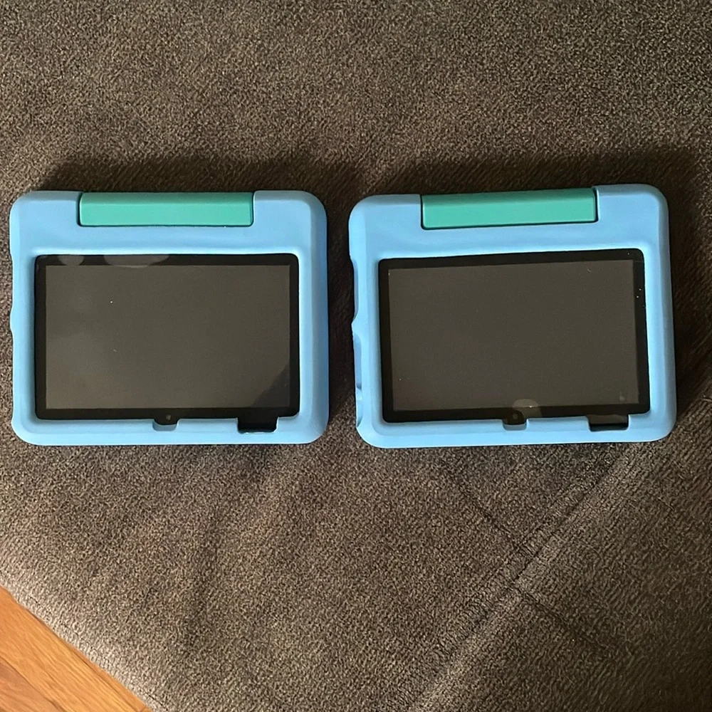 2 Amazon Fire 7 Kids tablets
